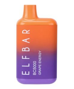 Elf Bar Grape Energy - EBDESIGN BC5000 Disposable Vape