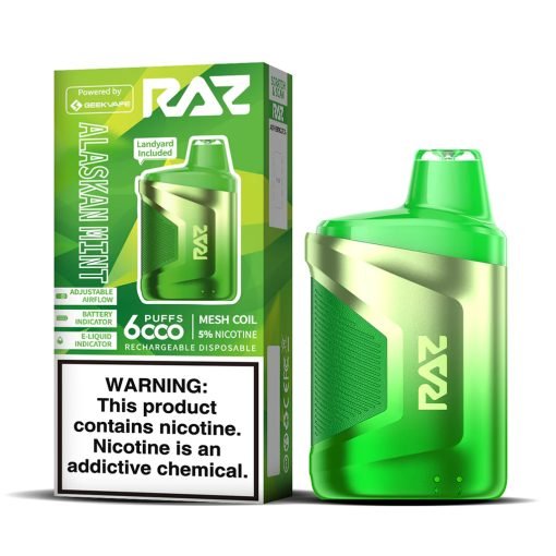 raz ca6000 disposable alaskan mint