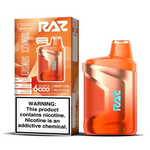 RAZ Hawaii Sunset - CA6000 Vape (6000 Puffs)