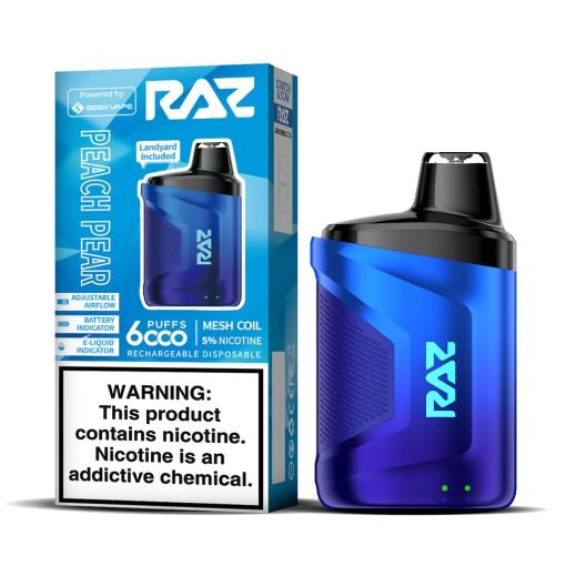 RAZ Peach Pear - CA6000 Vape (6000 Puffs)