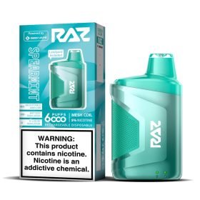 RAZ Spearmint - CA6000 Vape (6000 Puffs)