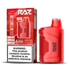 RAZ Watermelon Ice - CA6000 Vape (6000 Puffs)