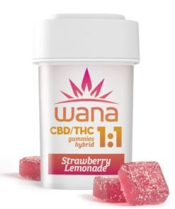 1:1 Strawberry Lemonade Gummies - [10pk] (100mg CBD/100mg THC)