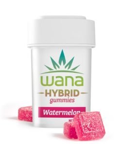 Wana Watermelon Gummies - Hybrid [10pk] (100mg)