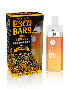 Esco Bars 3 Gram Live Resin Delta-8 Disposable - Orange Creamsicle