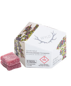 Wyld Huckleberry Gummies – 100mg THC (Hybrid-Infused)
